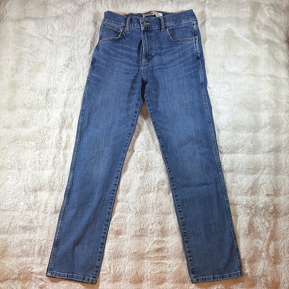 Wrangler Men's Straight Fit Blue Jeans